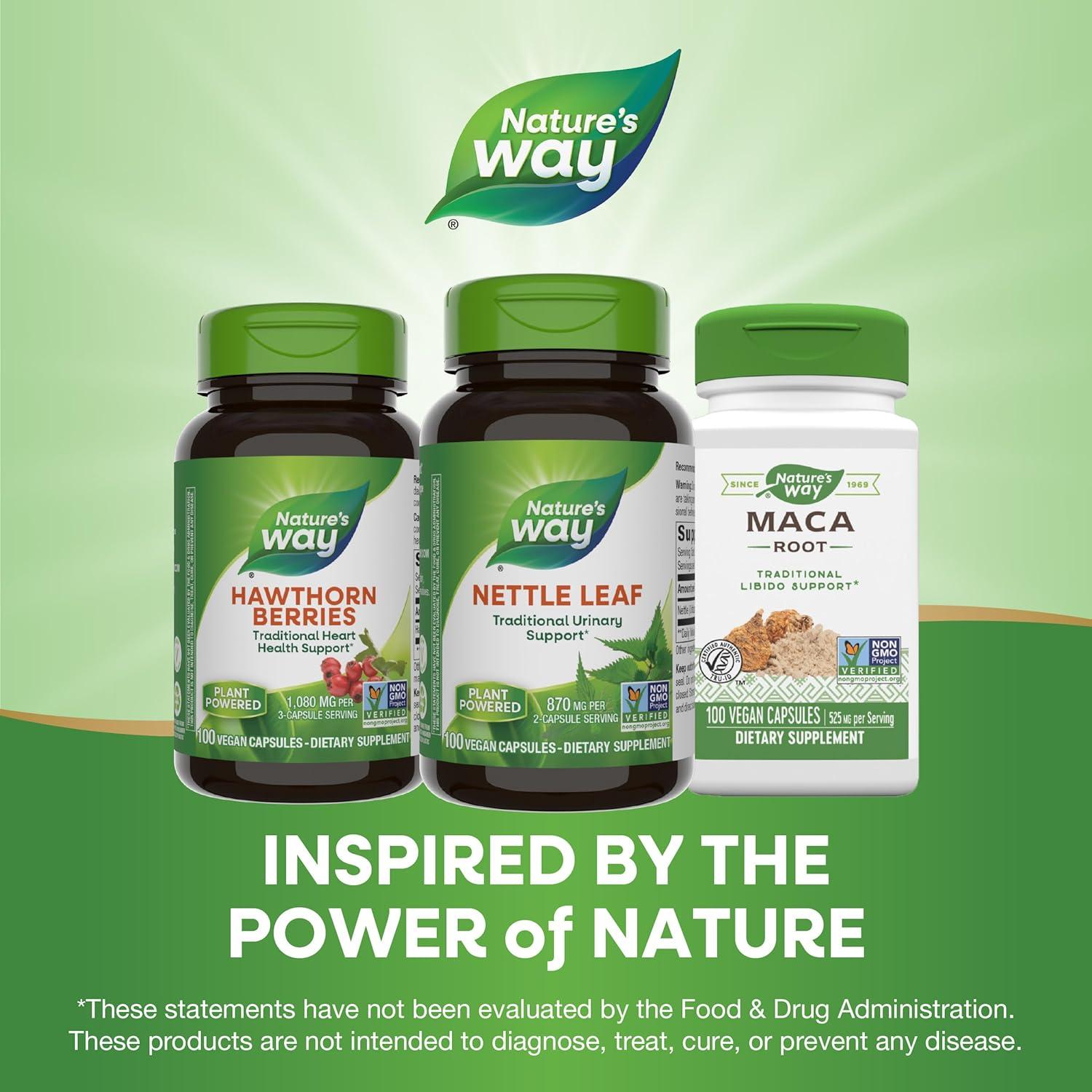 Hoja de Ortiga Nature's Way 870 mg Vegano 100 Cápsulas