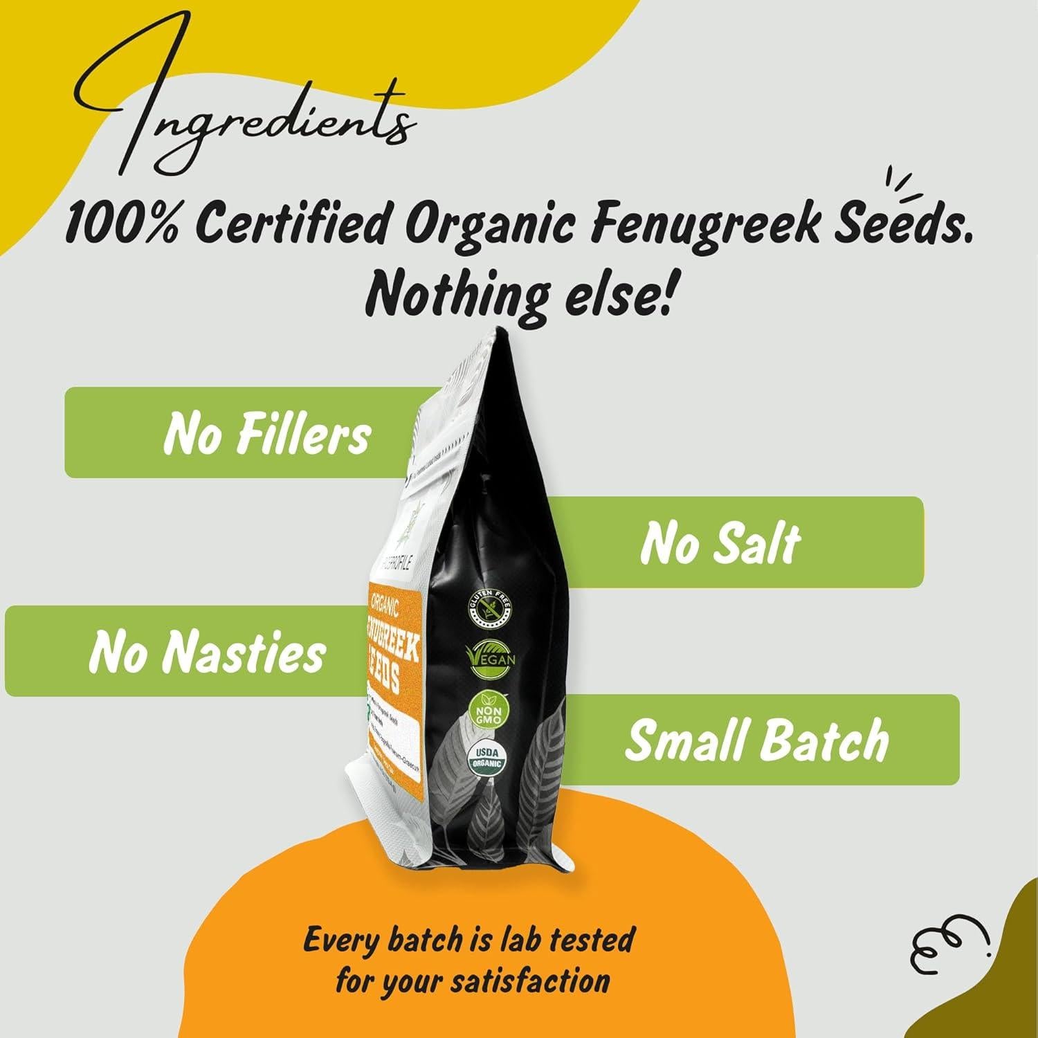 Semillas de Fenogreco Orgánicas 113.4g - Spice Profile LLC