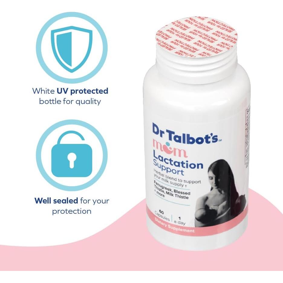 Suplemento Lactancia Dr. Talbot - 60 Cápsulas Herbales