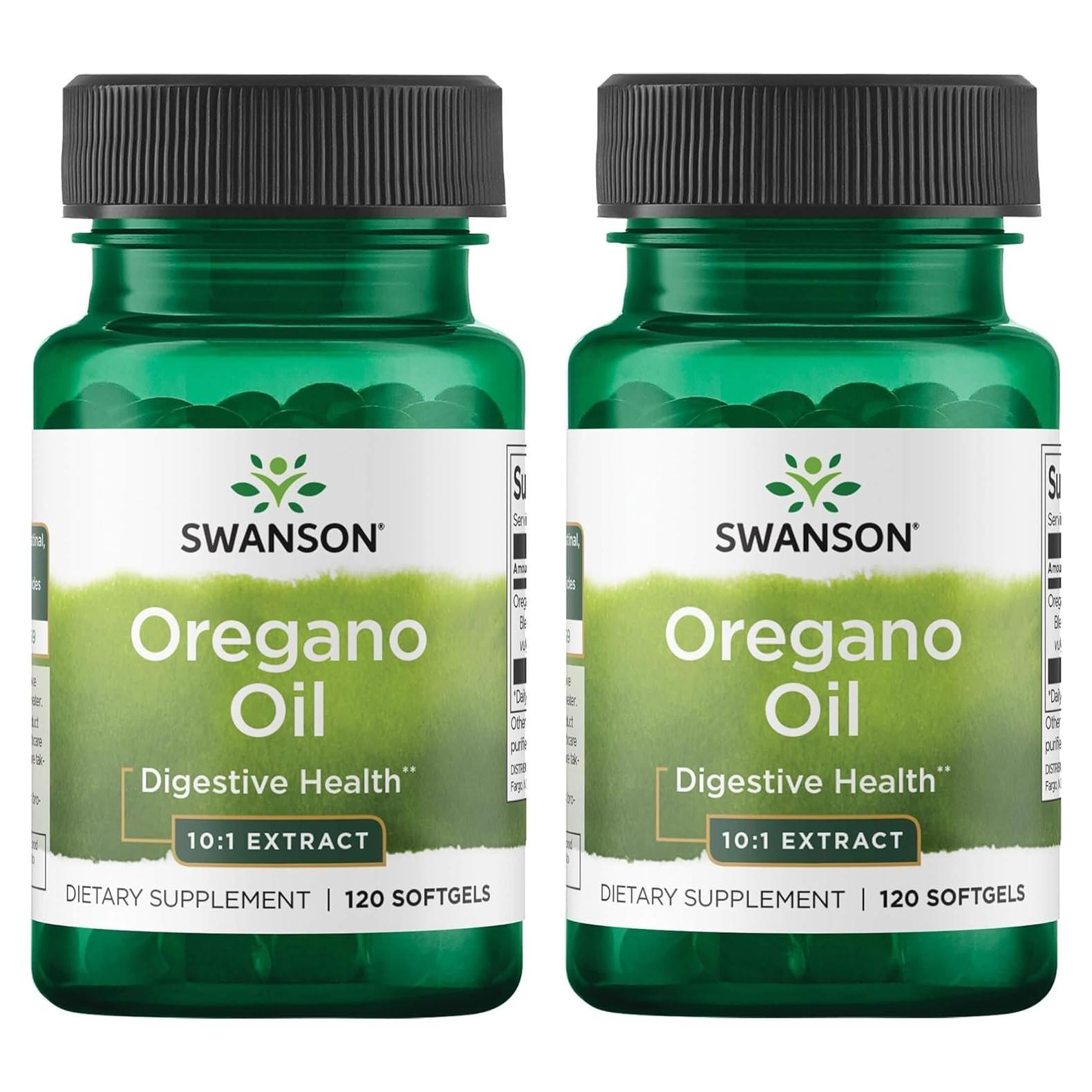 Extracto de Aceite de Orégano Swanson 10:1 120 Gelatinas 150mg