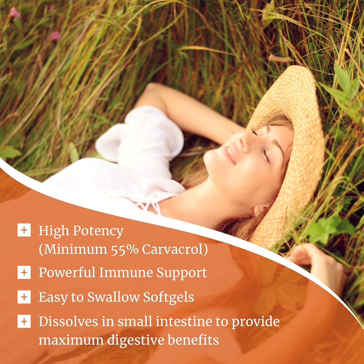 Aceite de Orégano Now Foods 180 Gelatinas Blandas 181mg