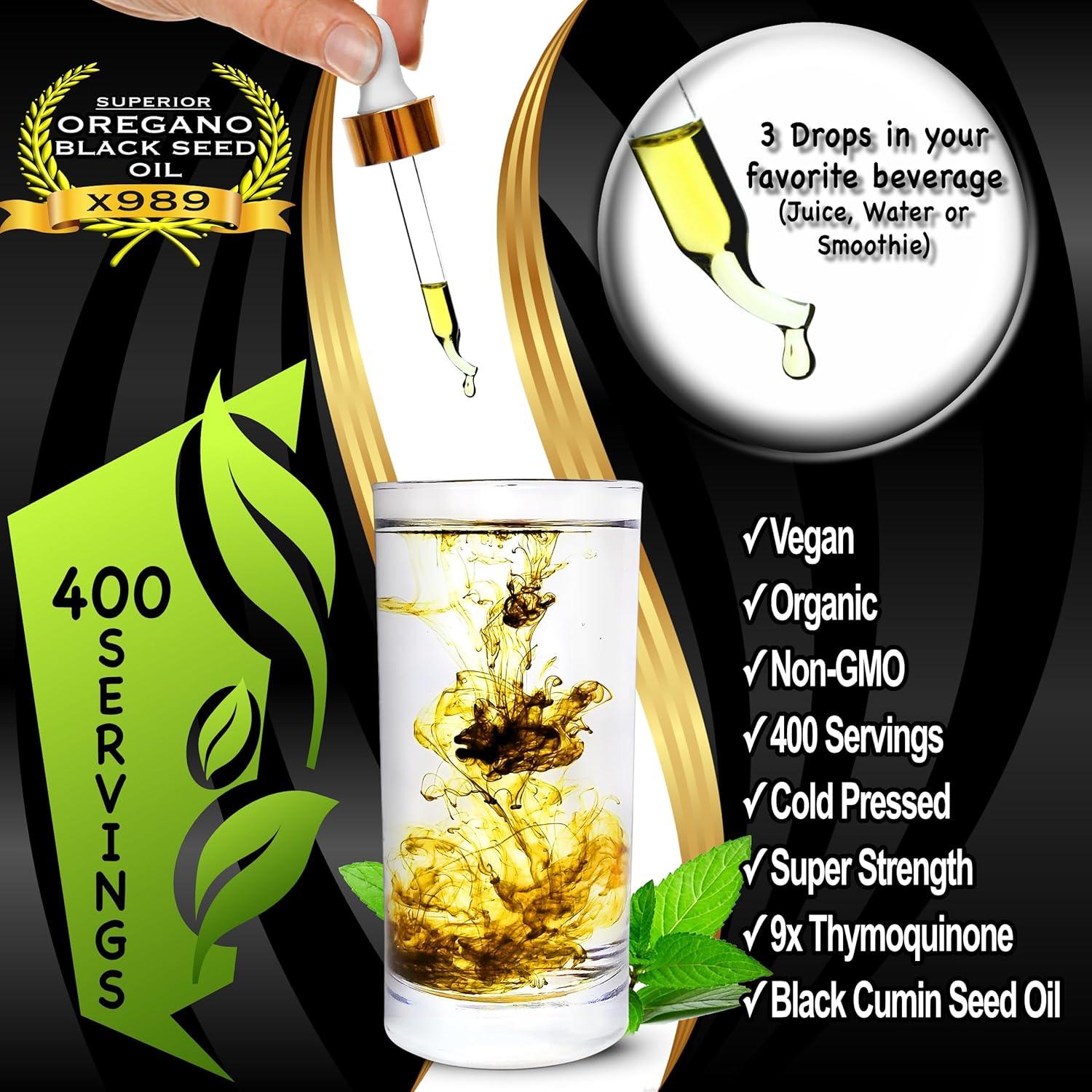 Aceite de Orégano y Semilla Negra Orgánico 50 ml - X989