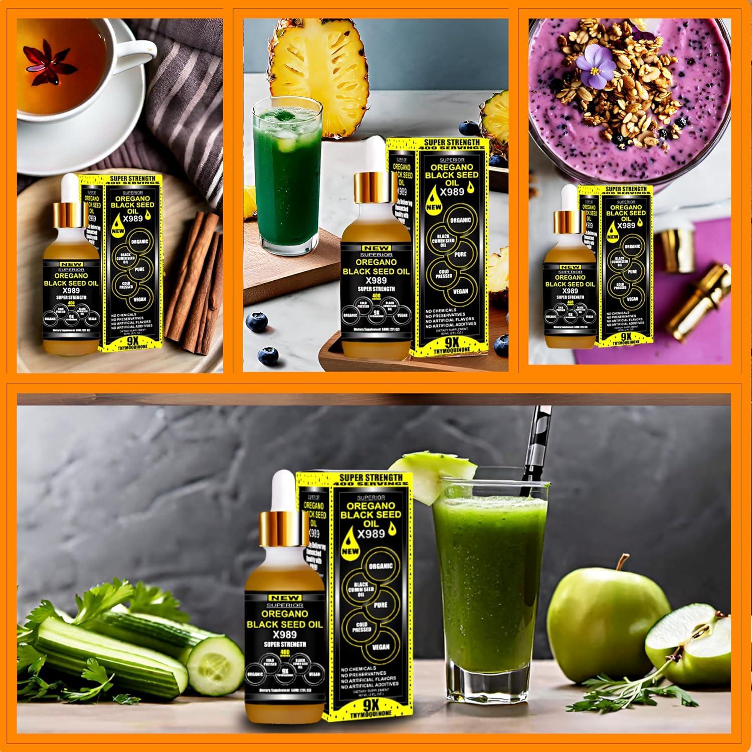 Aceite de Orégano y Semilla Negra Orgánico 50 ml - X989