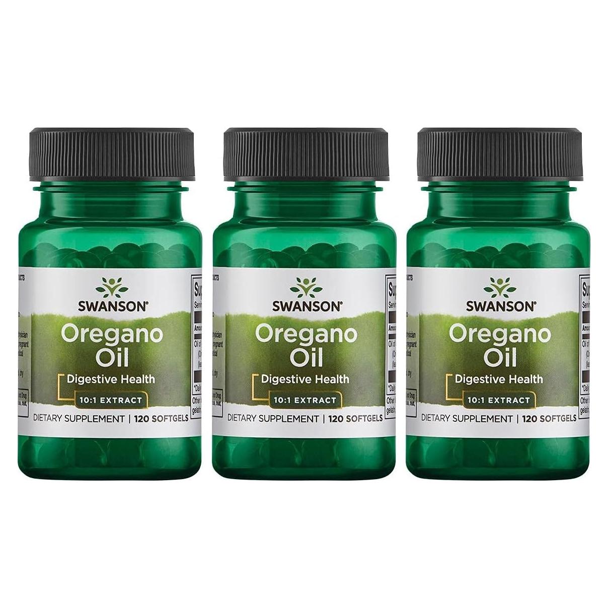 Extracto de Aceite de Orégano Swanson 10:1 120 Gelatinas 150mg