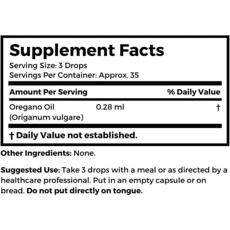 Aceite de Orégano 100% Puro Dr. Clark 10cc - Antioxidante