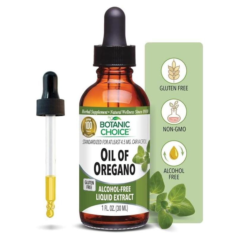 Extracto Líquido de Aceite de Orégano Botanic Choice 29.57 ml