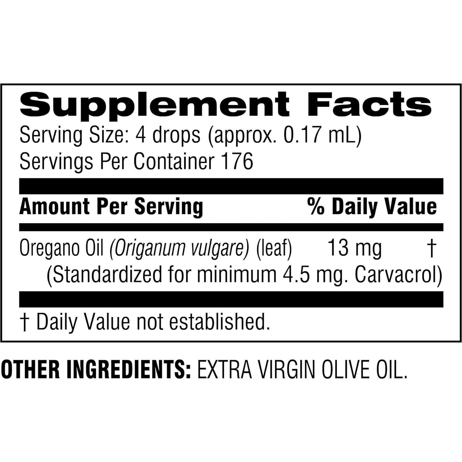 Extracto Líquido de Aceite de Orégano Botanic Choice 29.57 ml