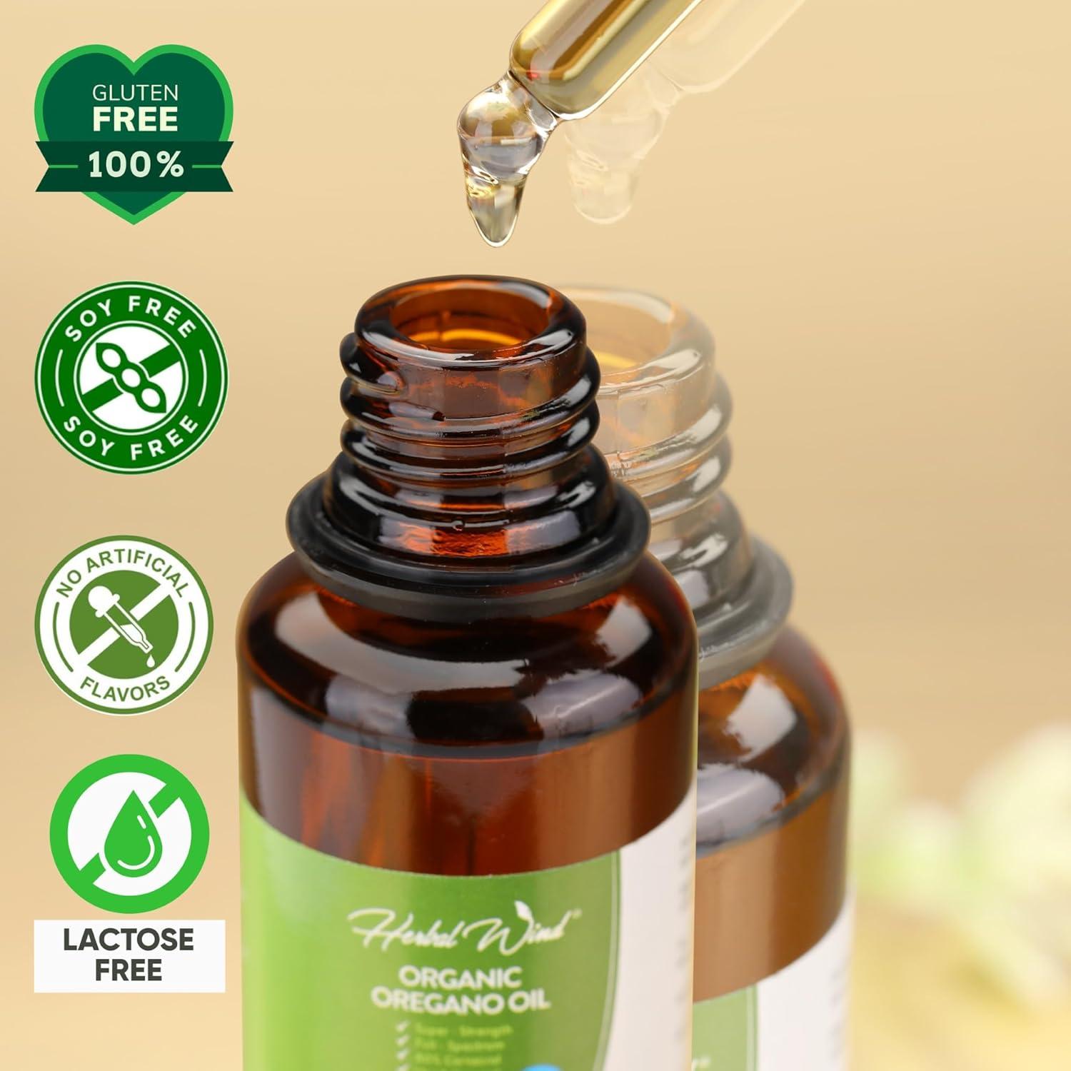 Aceite de Orégano Orgánico USDA 30ml - Suplemento Inmunológico