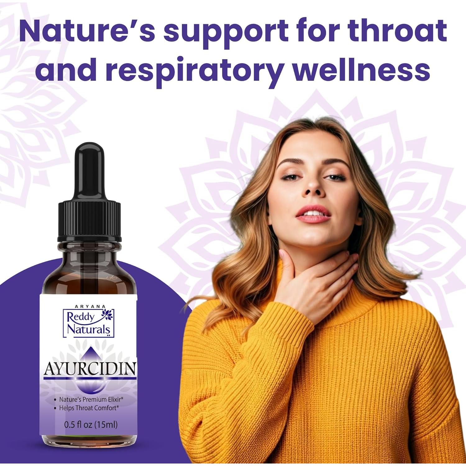 Aceite Esencial Orgánico Reddy Naturals Ayurcidin 14.79 ml