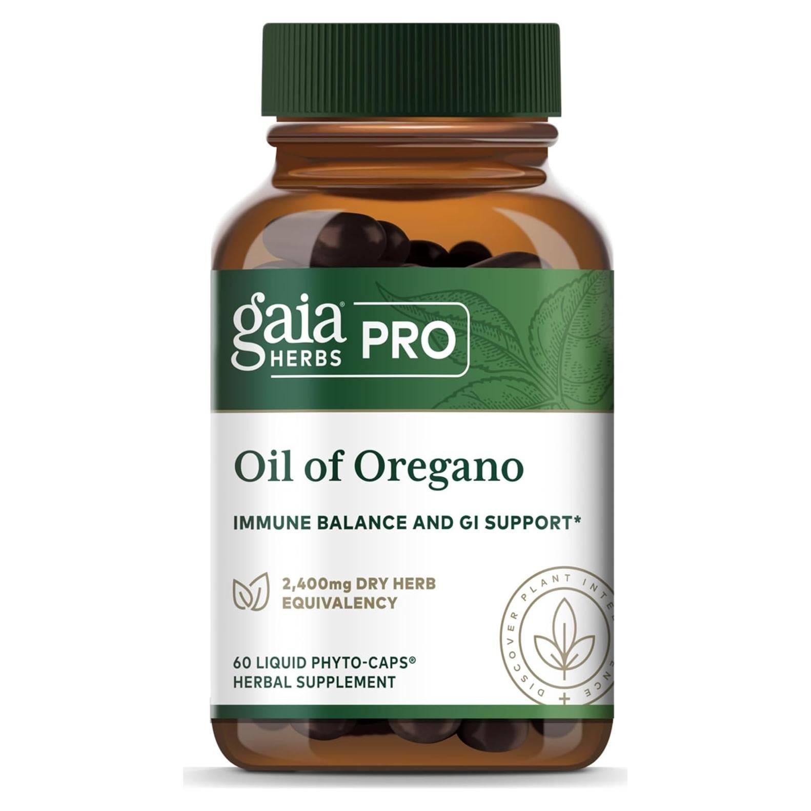 Aceite de Orégano Gaia Herbs 60 cápsulas blandas 159g