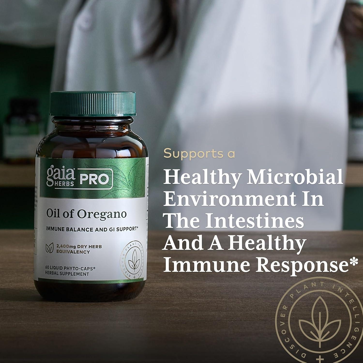 Aceite de Orégano Gaia Herbs 60 cápsulas blandas 159g