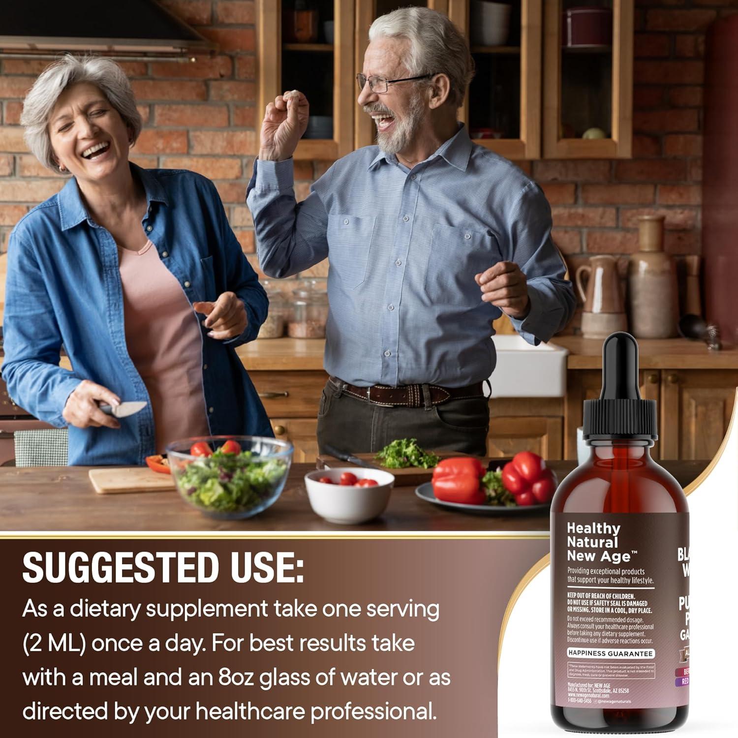 Gotas de Limpieza Ajenjo y Nogal Negro New Age 118 ml