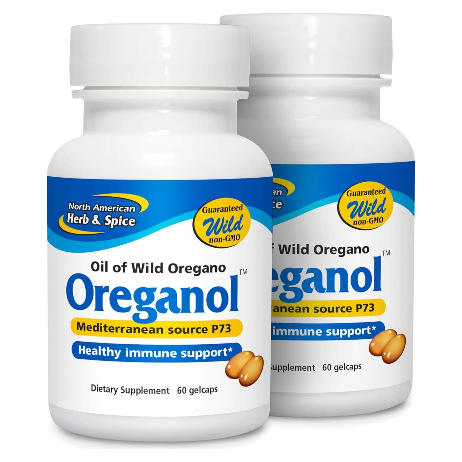 Oreganol P73 North American Herb & Spice - 60 Gelatinas Blandas - Apoyo Inmunológico