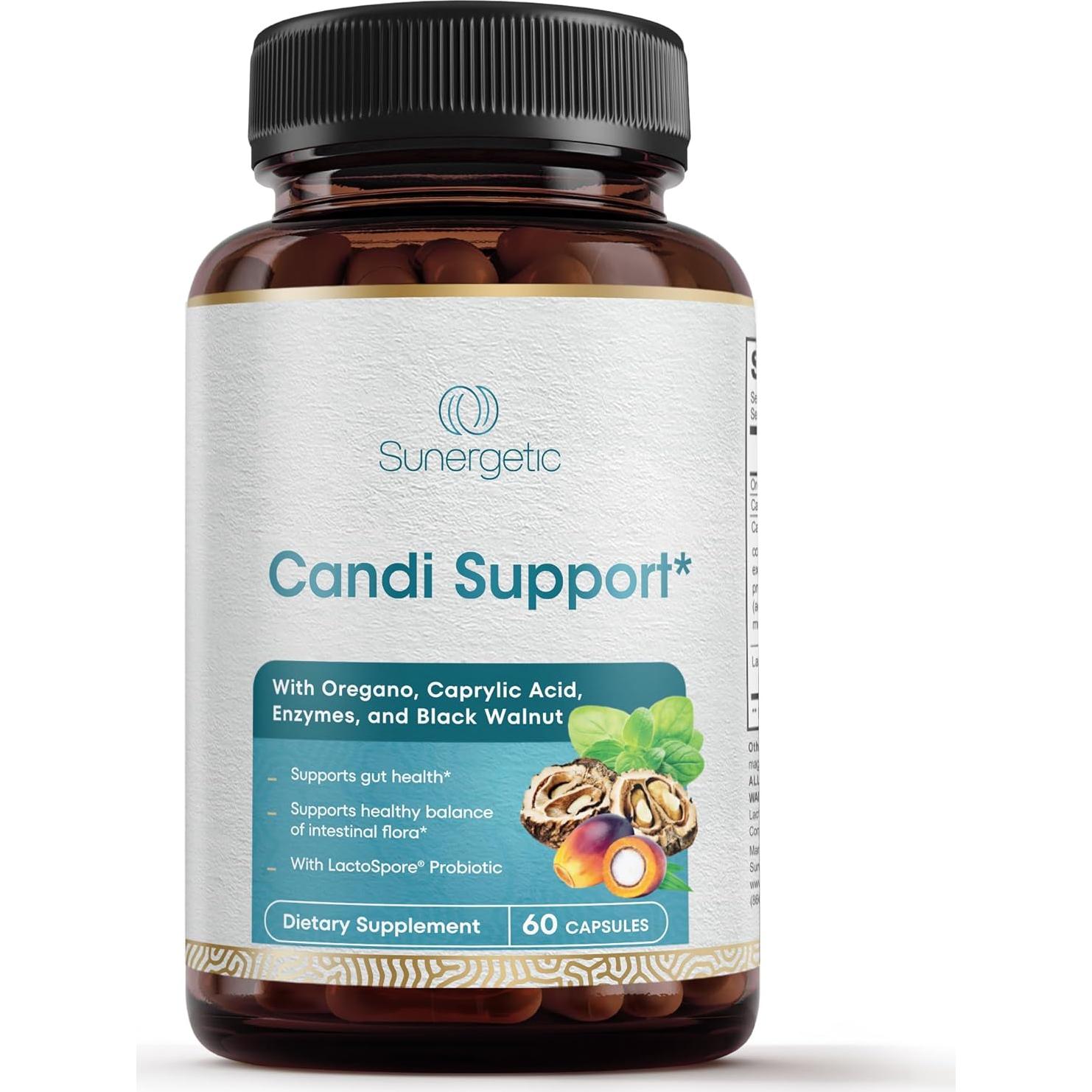 Suplemento de Limpieza de Cándida Sunergetic 60 Cápsulas