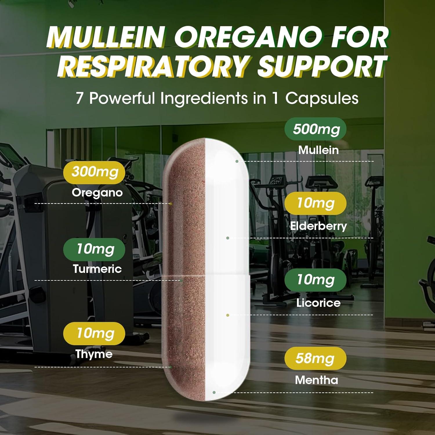 Cápsulas de Mullein y Orégano Catfit 120 Caps Veganas