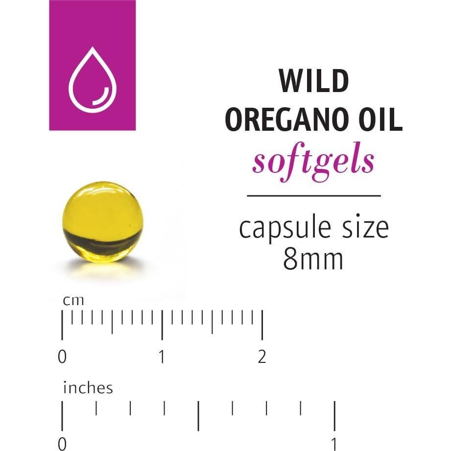 Cápsulas de Aceite de Orégano Silvestre Teliaoils 350mg 60 Unidades