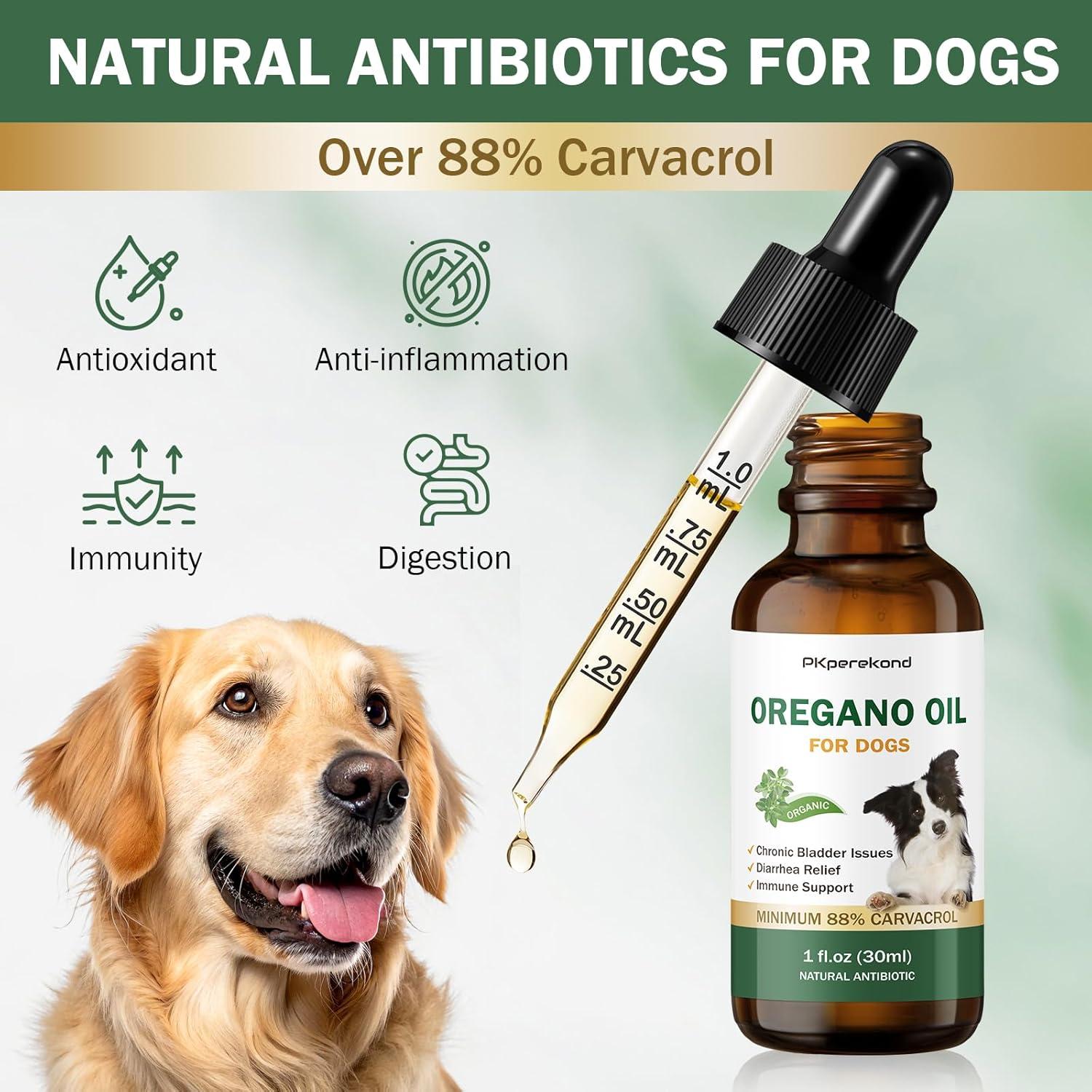 Aceite de Orégano para Perros PKperekond 29.57 ml 88% Carvacrol