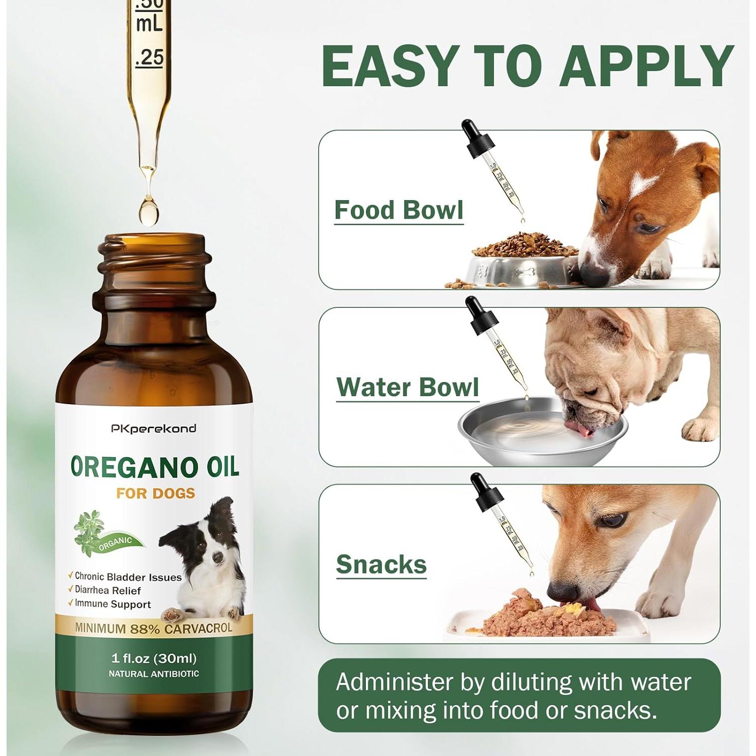 Aceite de Orégano para Perros PKperekond 29.57 ml 88% Carvacrol