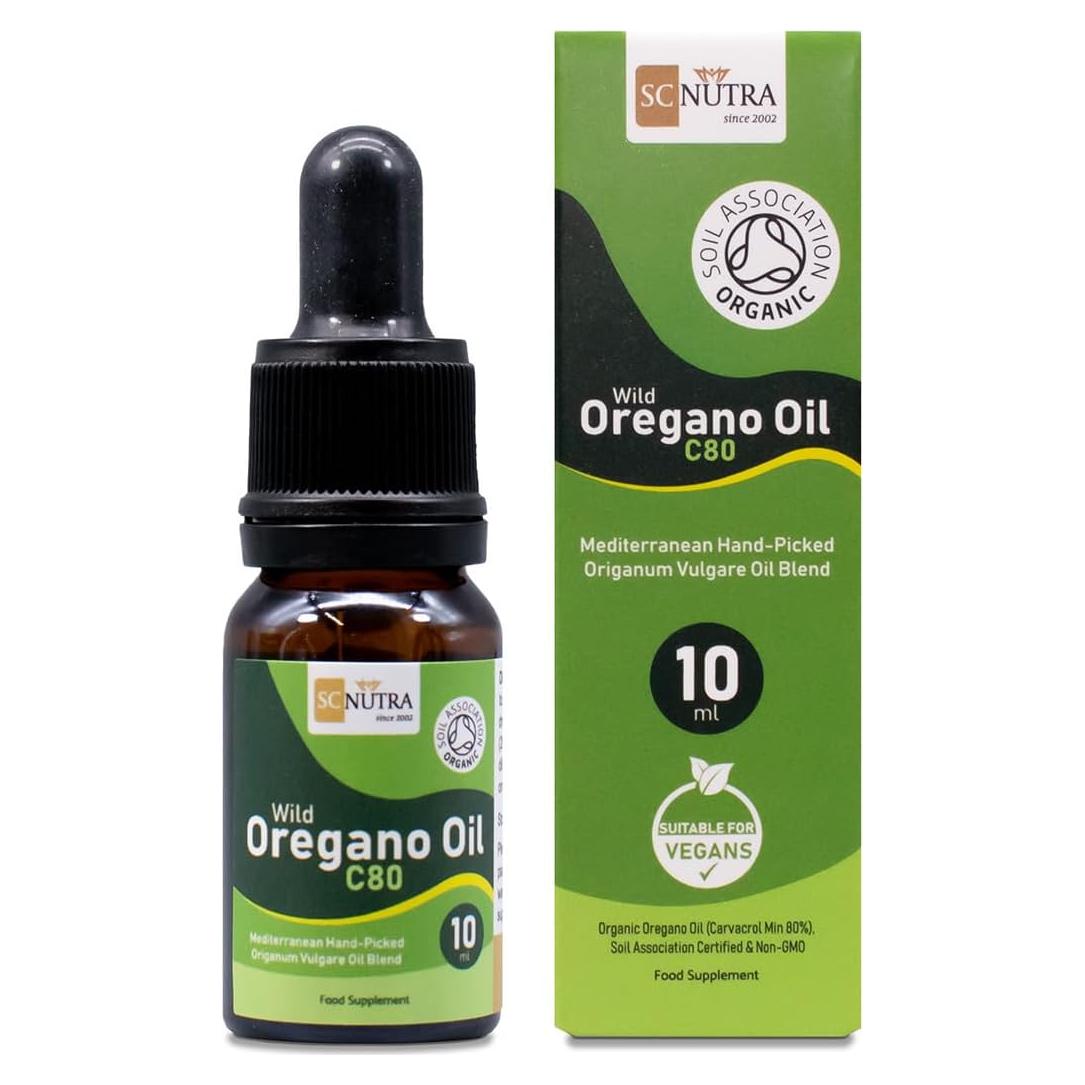 Aceite de Orégano Orgánico C80 10ml - Soporte Inmunológico