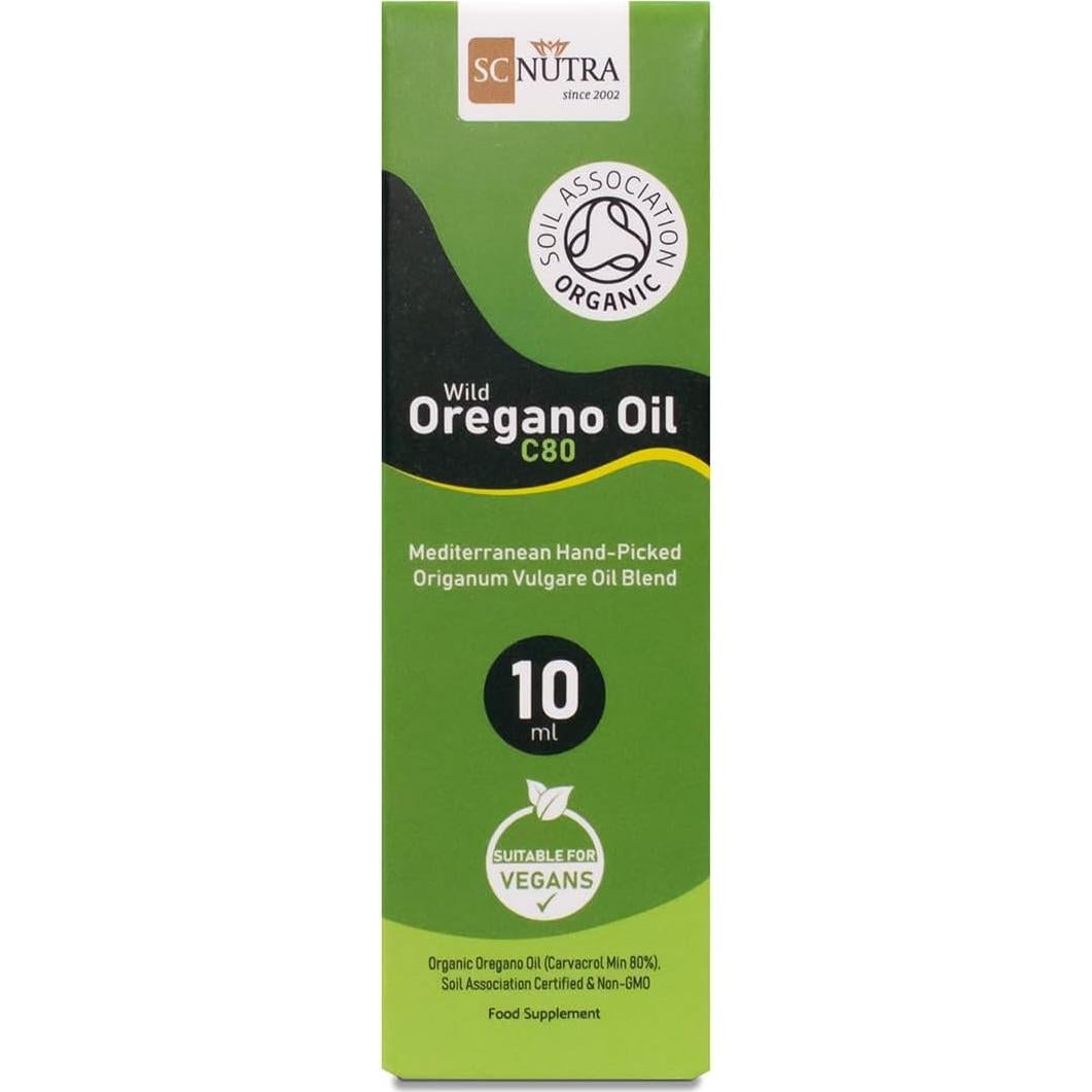 Aceite de Orégano Orgánico C80 10ml - Soporte Inmunológico