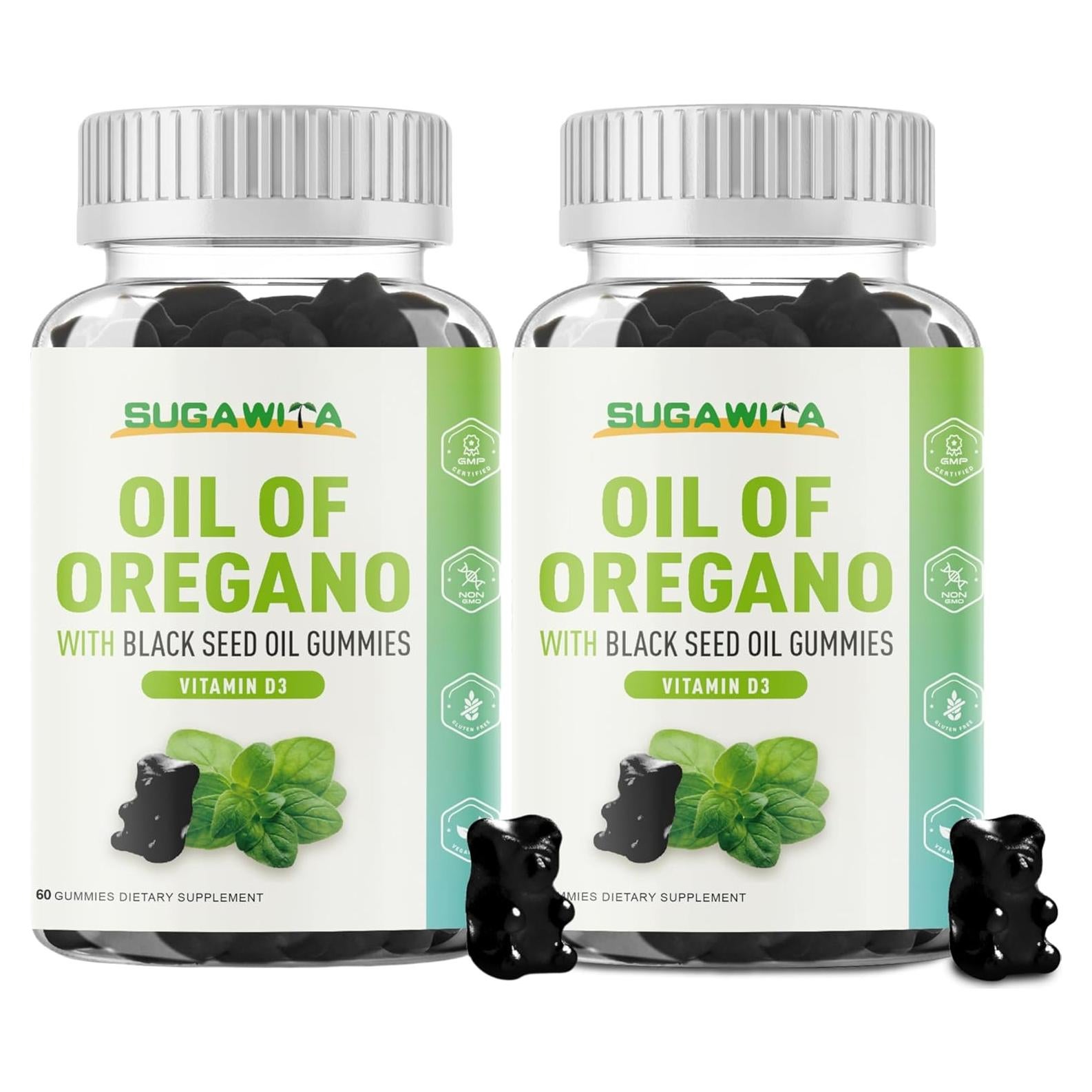 Gominolas de Aceite de Orégano SUGAWITA 120 Unidades Veganas