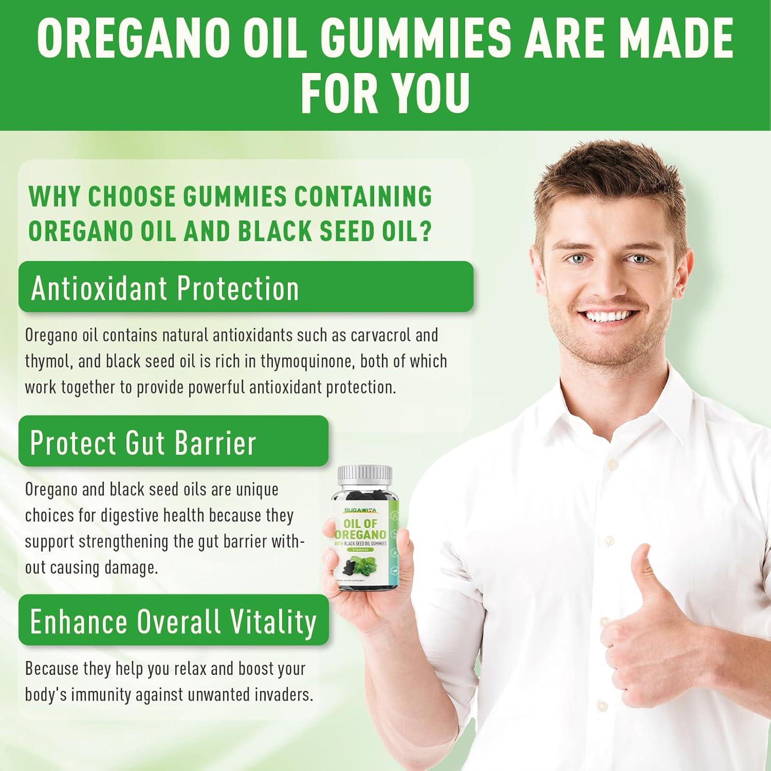 Gominolas de Aceite de Orégano SUGAWITA 120 Unidades Veganas