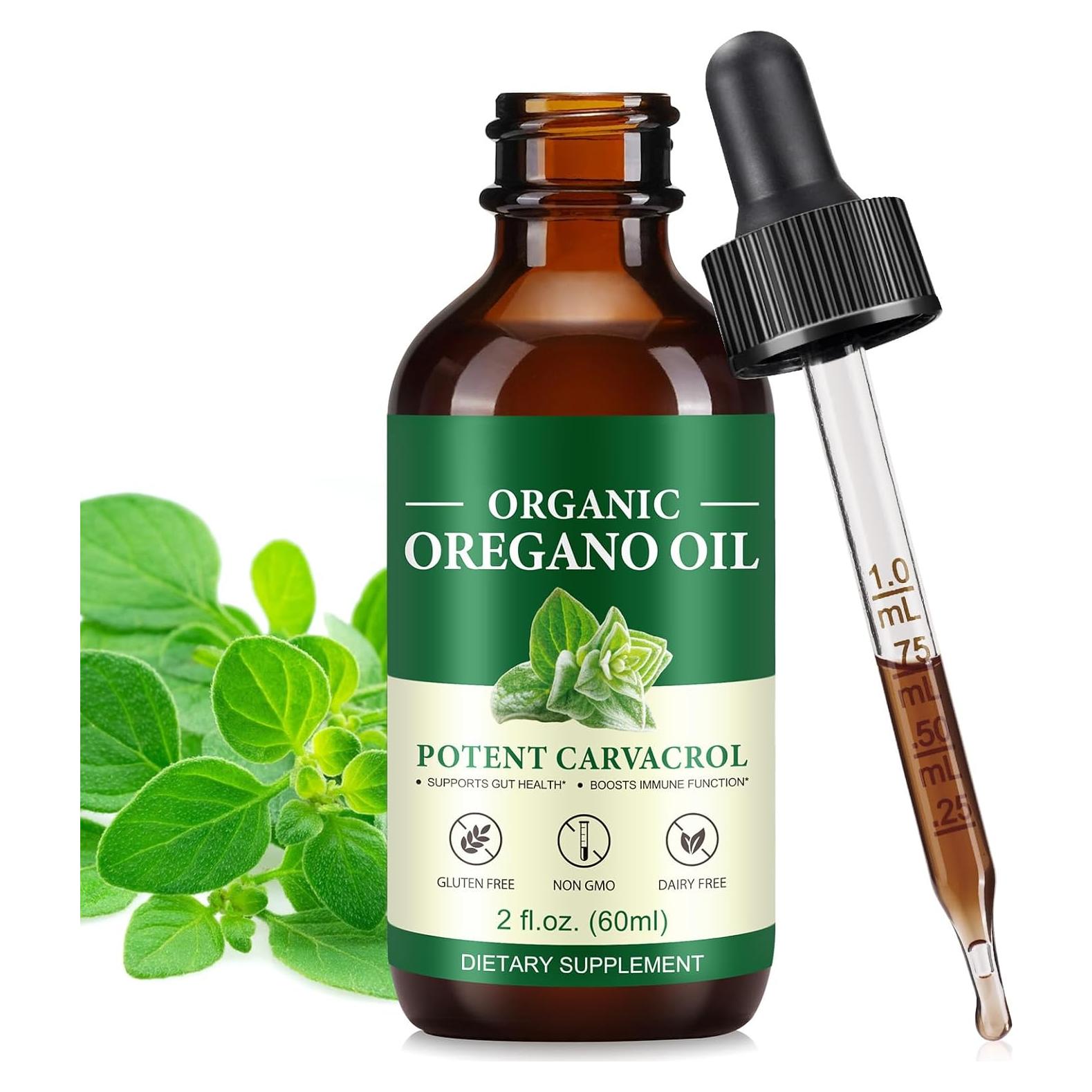 Aceite de Orégano Mariayu 59.15 ml - Suplemento Natural Vegano