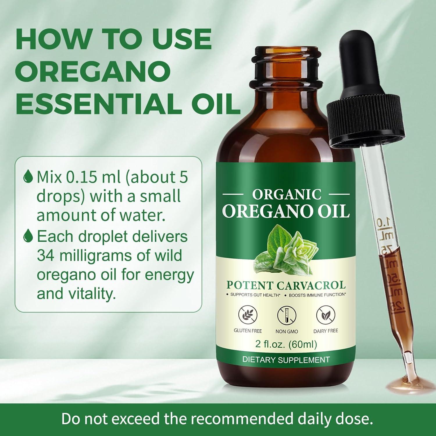 Aceite de Orégano Mariayu 59.15 ml - Suplemento Natural Vegano