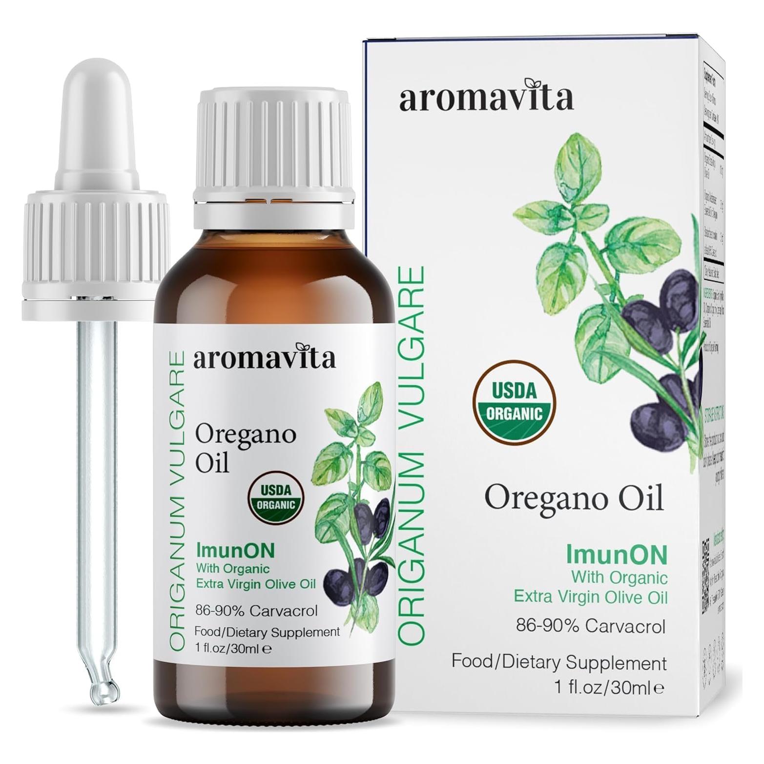 Aceite de Orégano Griego Orgánico ImunON 30 mL - 86-90% Carvacrol