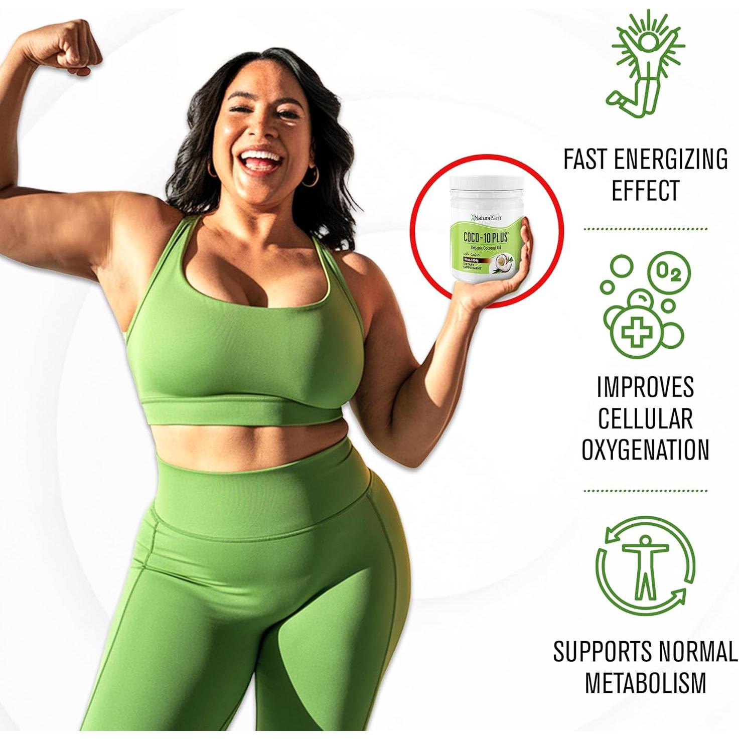 Aceite de Coco MCT RelaxSlim 450g con CoQ10 - Energía y Metabolismo