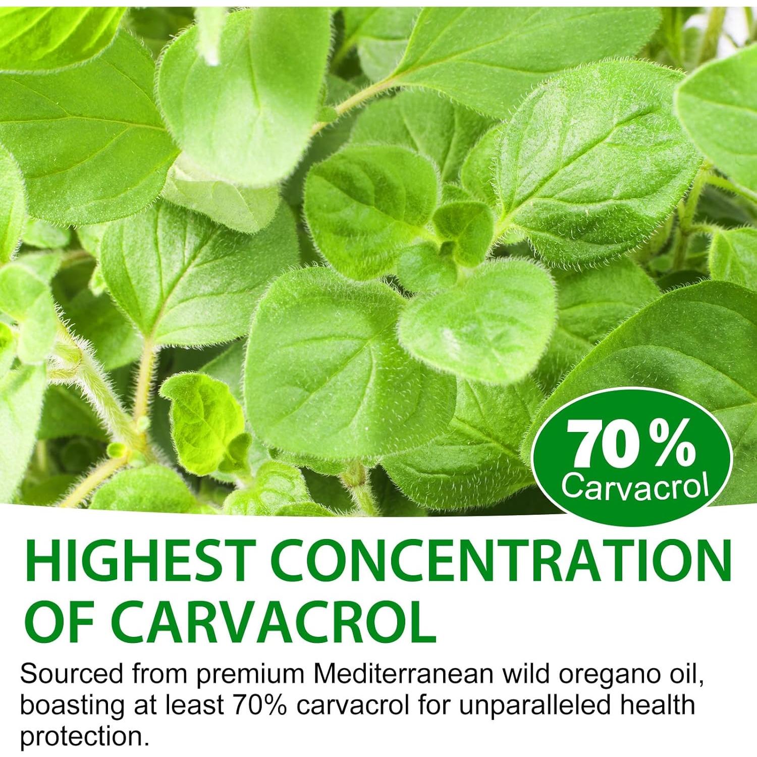 Gotas Líquidas de Aceite de Orégano Orgánico 59.15 ml - Suplemento Inmunológico