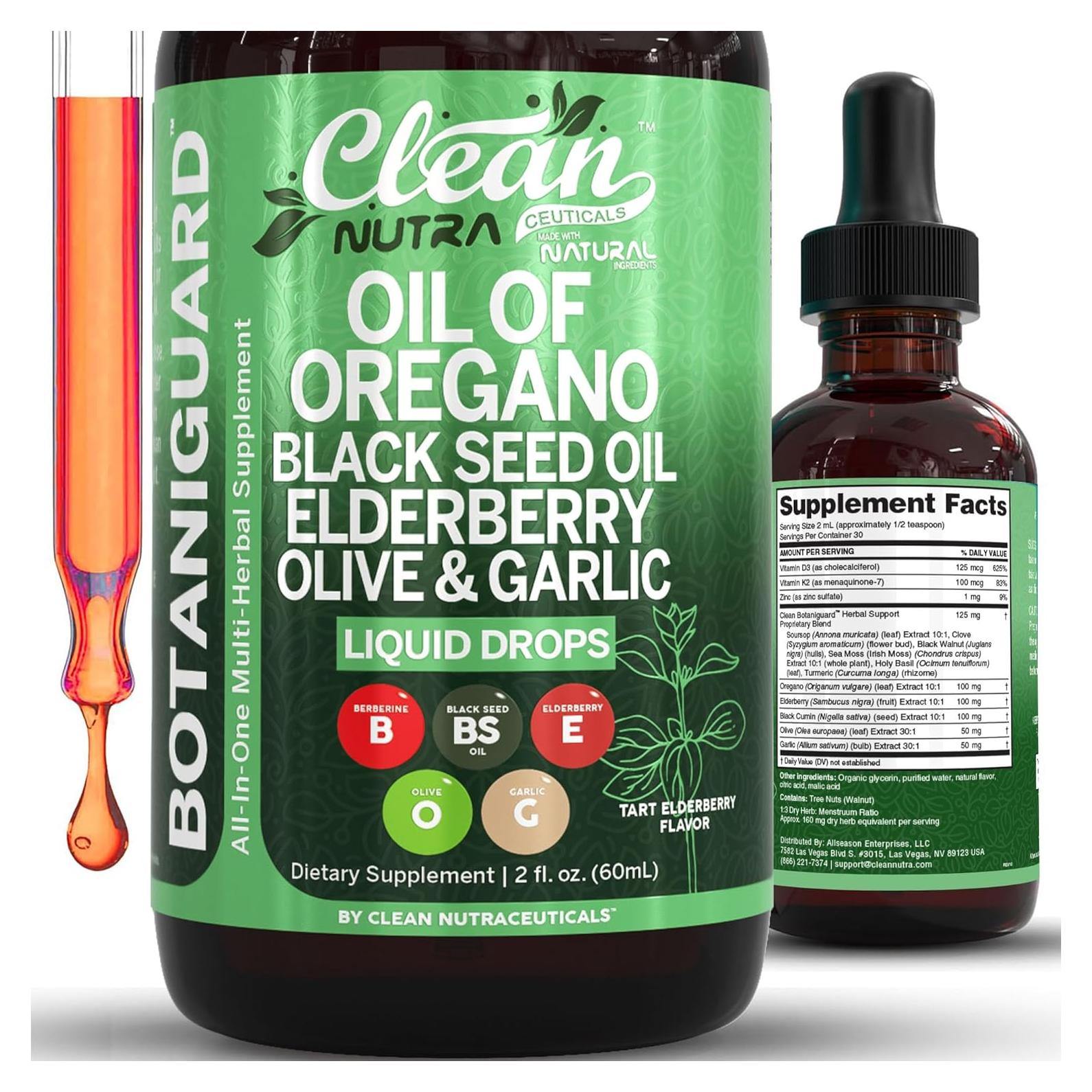 Gotas Líquidas Herbal Clean Nutra BOTANIGUARD 60ml - Vegano