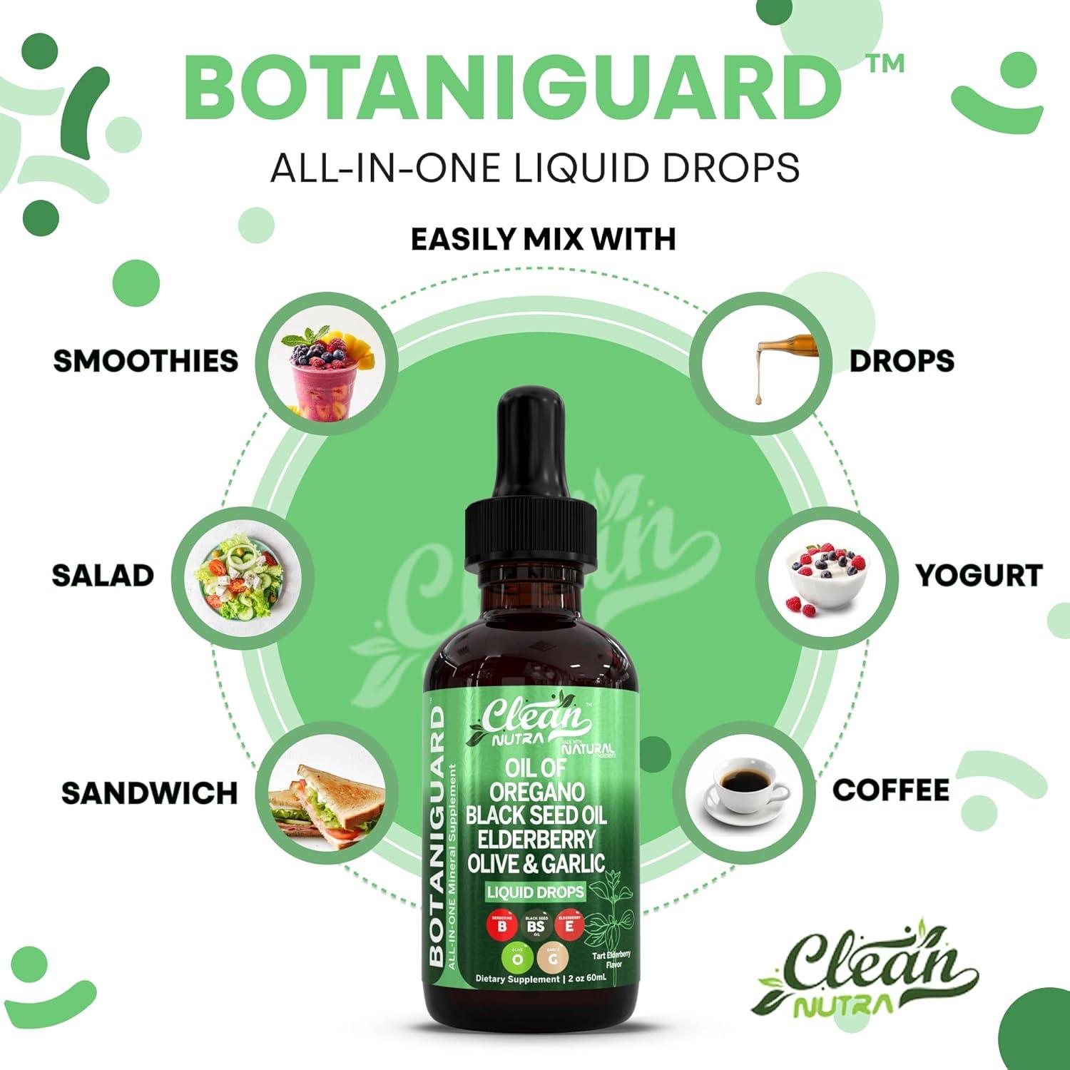 Gotas Líquidas Herbal Clean Nutra BOTANIGUARD 60ml - Vegano