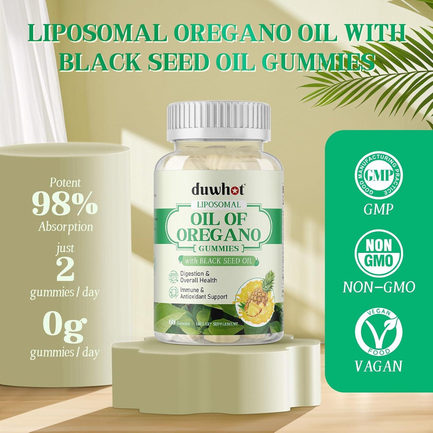 Gomitas de Aceite de Orégano Liposomal Newtrisland 60 Unidades