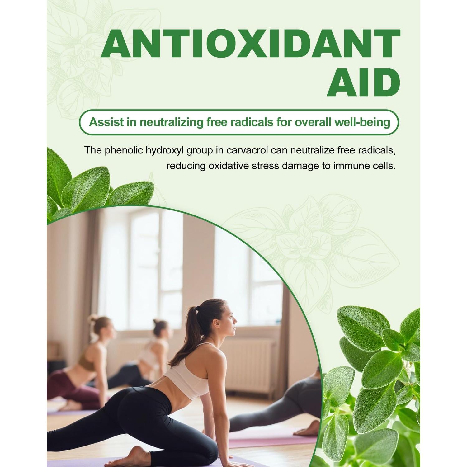 Gotas de Aceite de Orégano Orgánico SANSICE 29.57 ml 60% Carvacrol