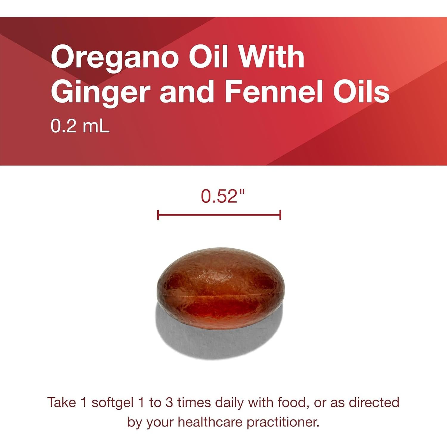 Aceite de Orégano Protocolo Para el Equilibrio de Vida 90 Cápsulas