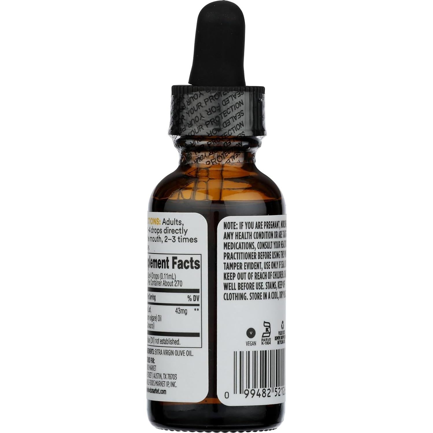 Extracto Líquido de Orégano 365 Whole Foods 29.57 ml