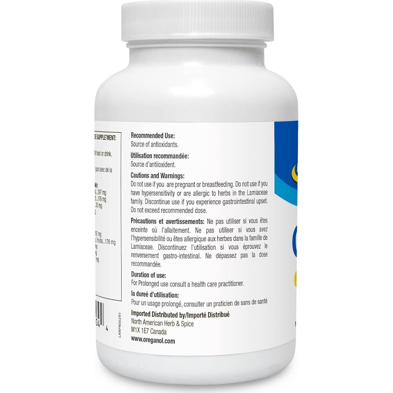 Suplemento Oreganol P73 90 Cápsulas Veganas North American Herb