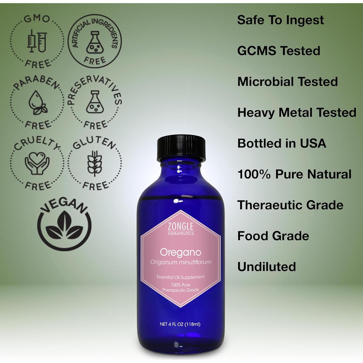Aceite de Orégano Zongle Therapeutics 100% Puro 113.4 g