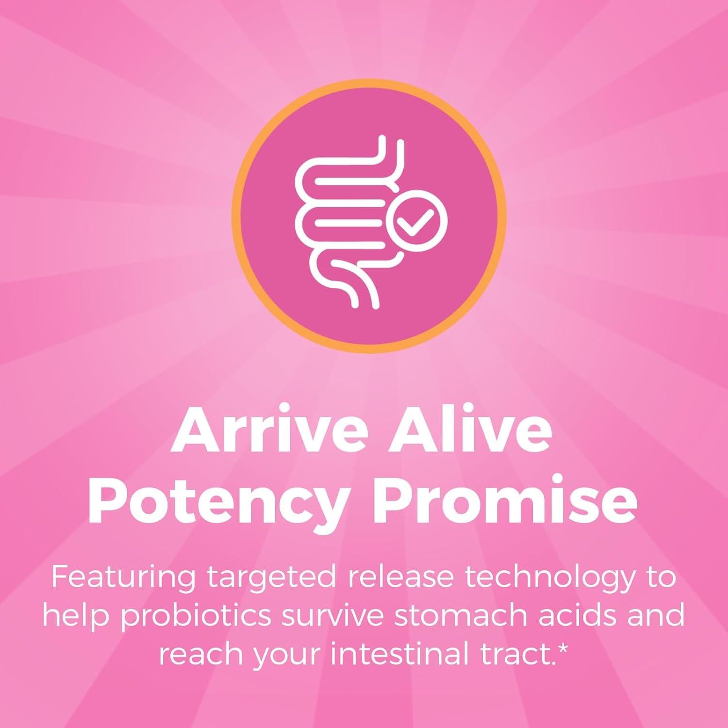 Probioticos NewRhythm para Mujeres 50 Mil millones CFU 60 Cápsulas