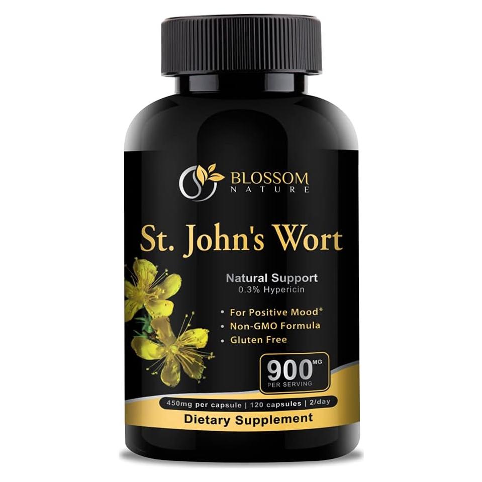 Hierba de San Juan 900mg Blossom Nature - 120 Cápsulas Veganas