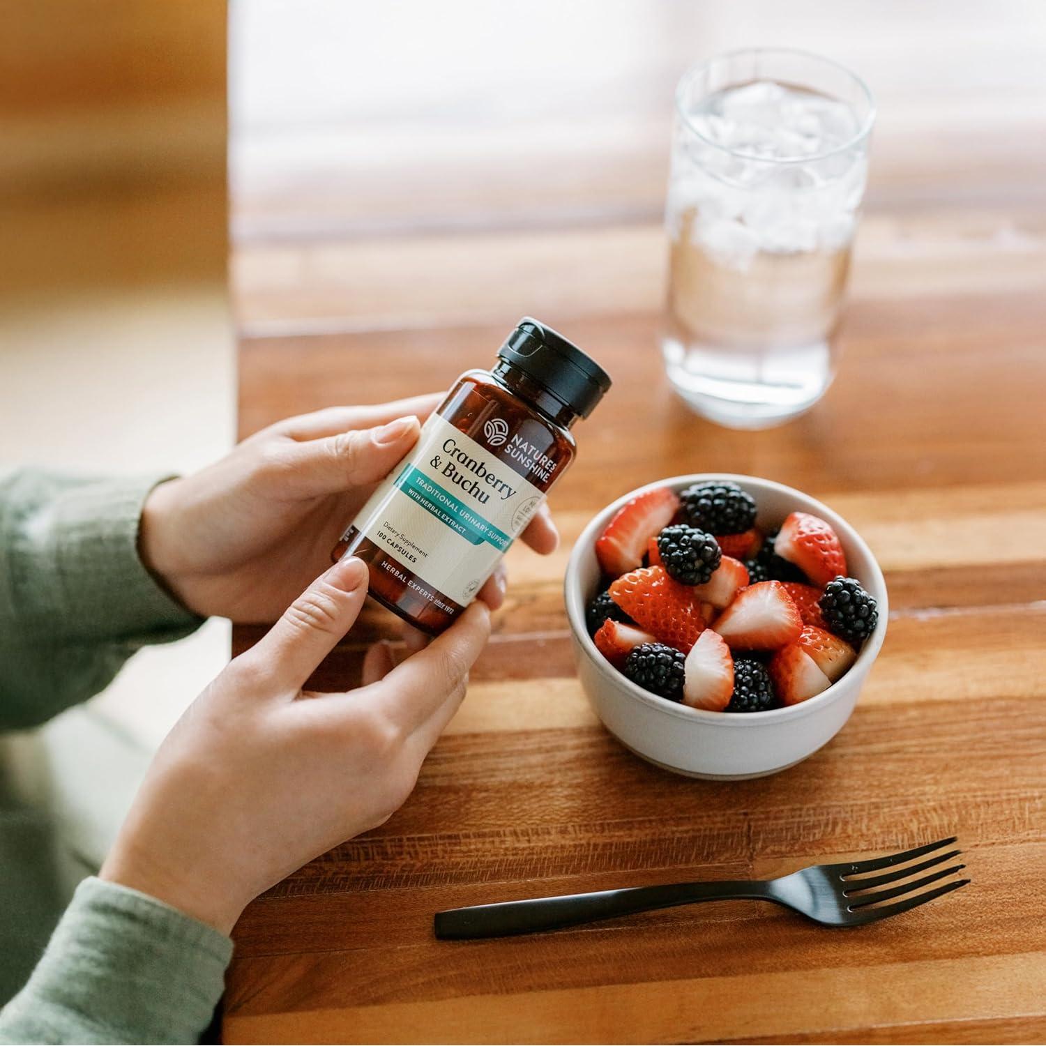 Concentrado de Arándano y Buchu Nature's Sunshine 100 Cápsulas