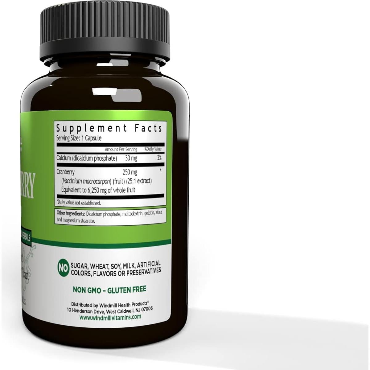 Cápsulas de Arándano 250 mg Windmill 60 Unidades