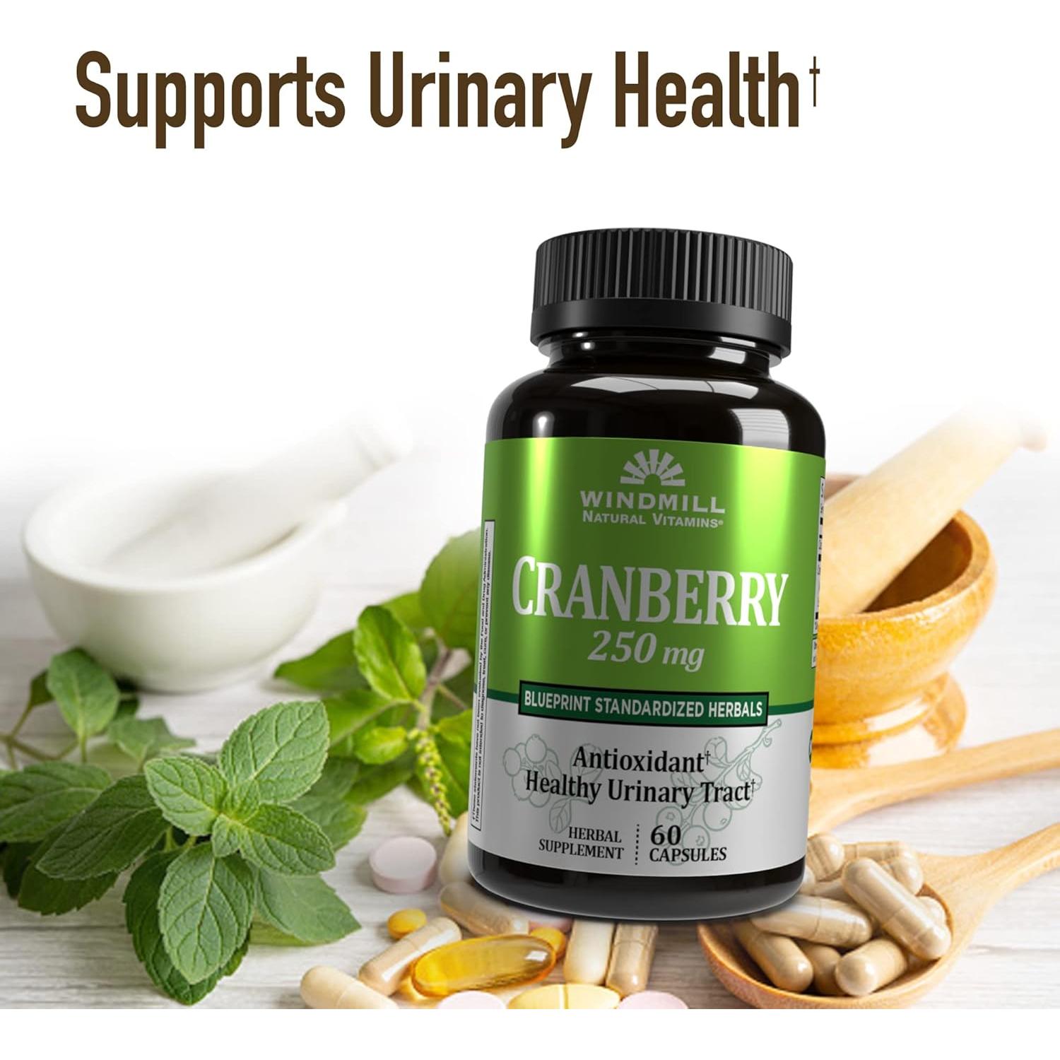 Cápsulas de Arándano 250 mg Windmill 60 Unidades