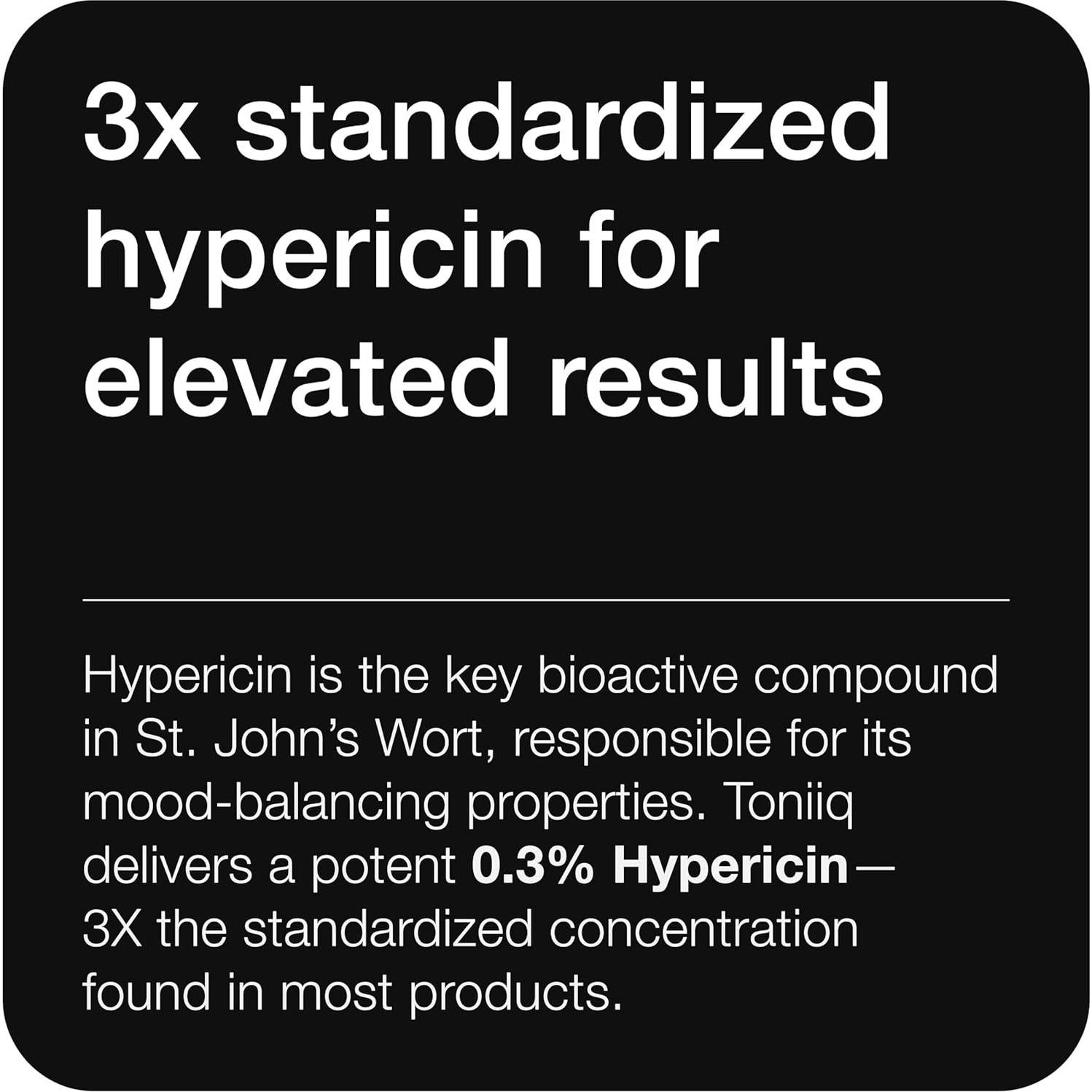 Cápsulas de Hierba de San Juan Toniiq 1000mg 120 Unidades