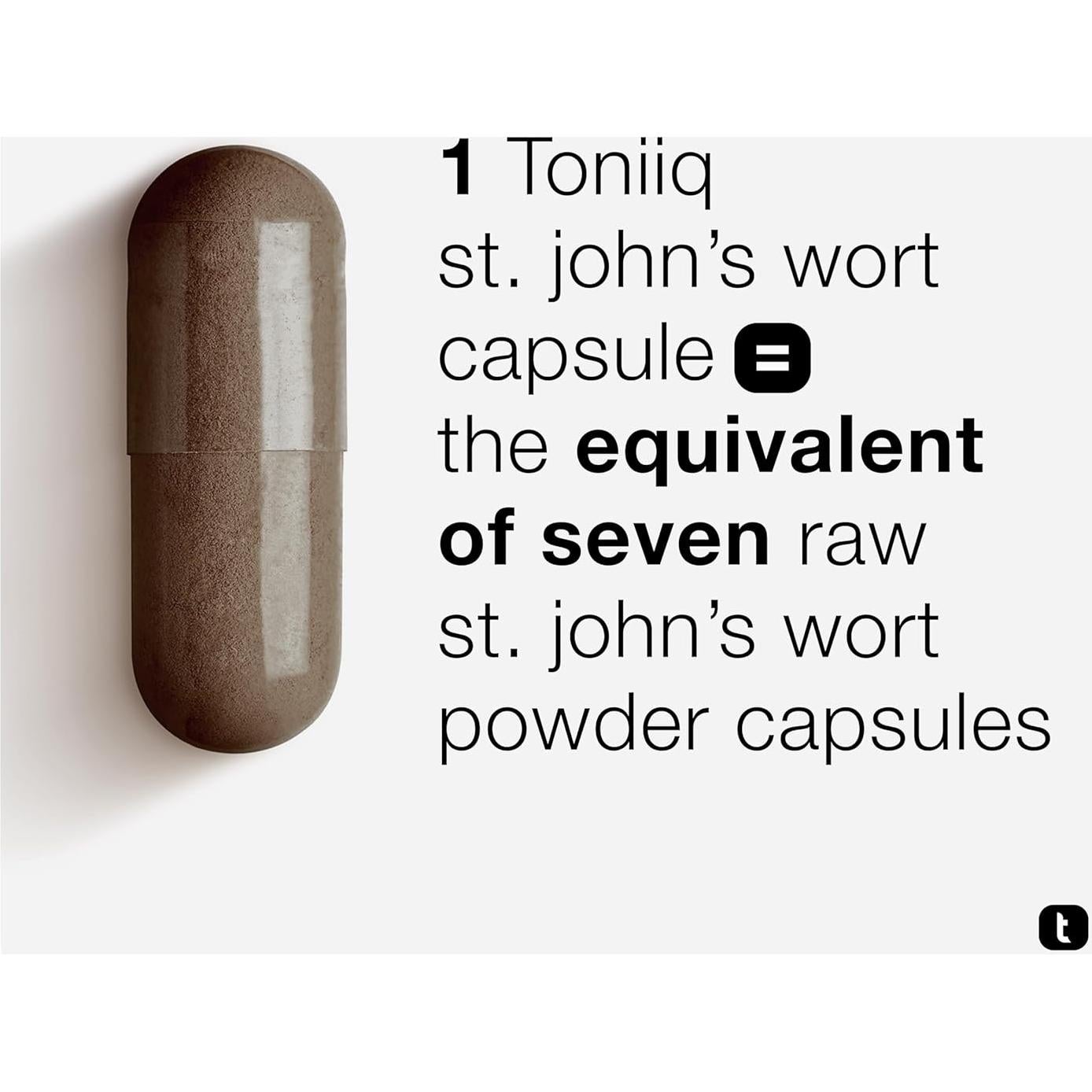 Cápsulas de Hierba de San Juan Toniiq 1000mg 120 Unidades