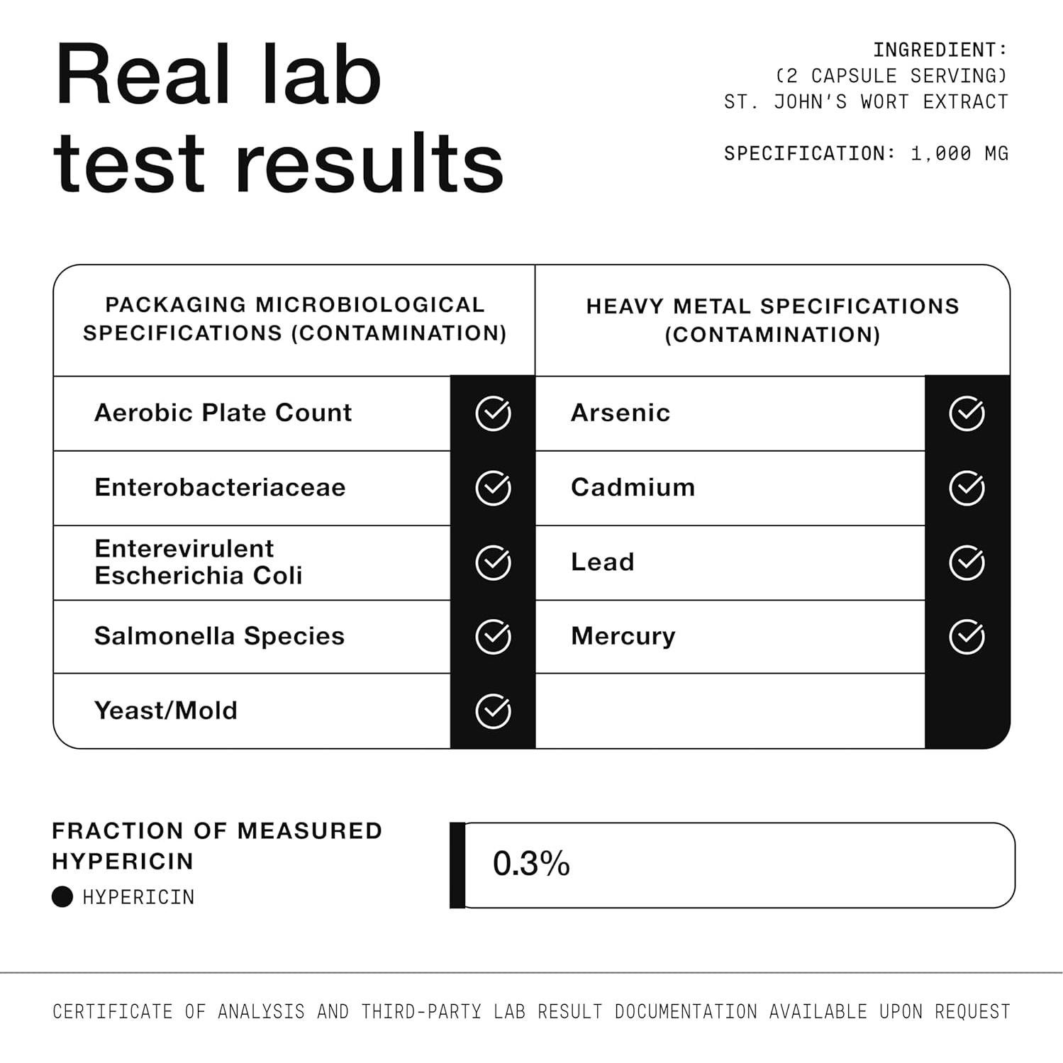 Cápsulas de Hierba de San Juan Toniiq 1000mg 120 Unidades