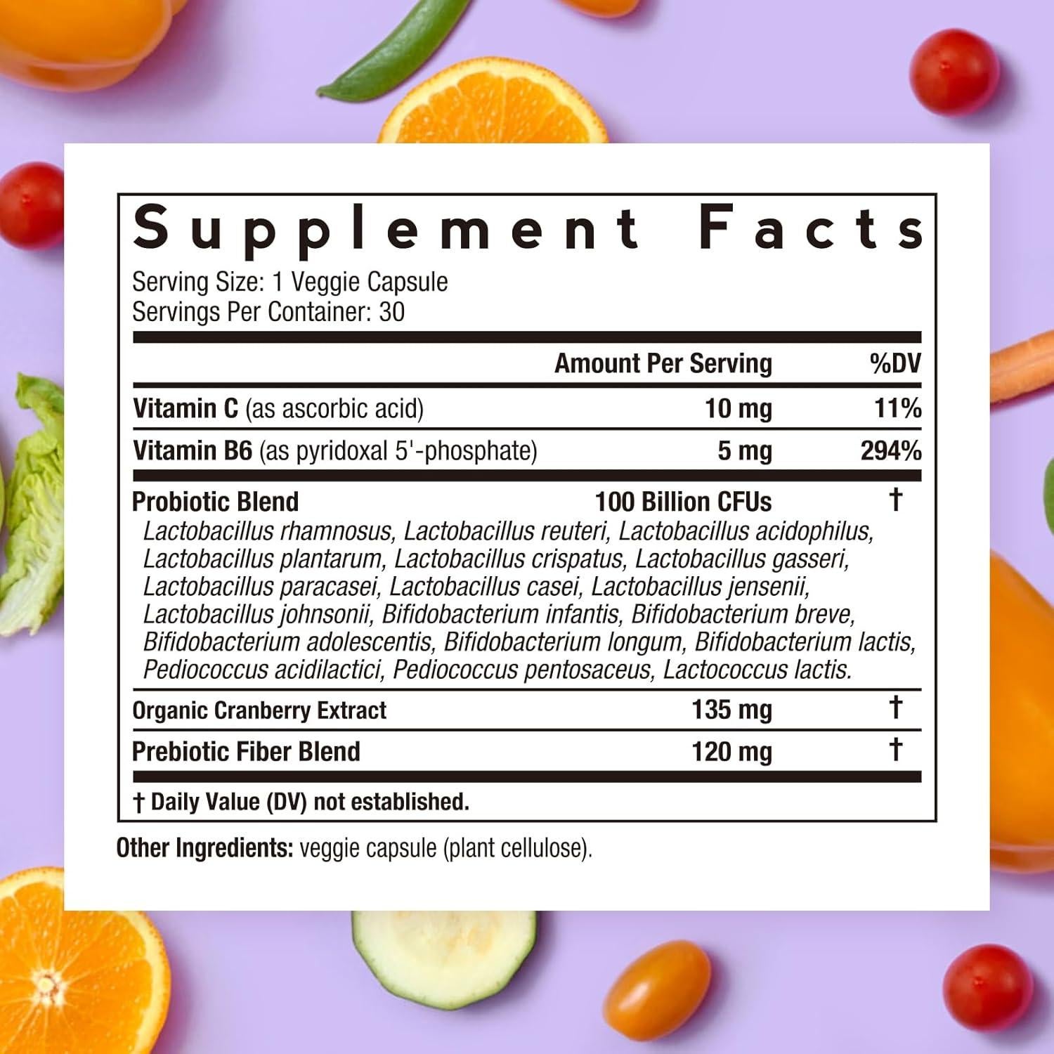 Probioticos para Mujeres Recetas del Doctor 100B 30 Caps Veganas