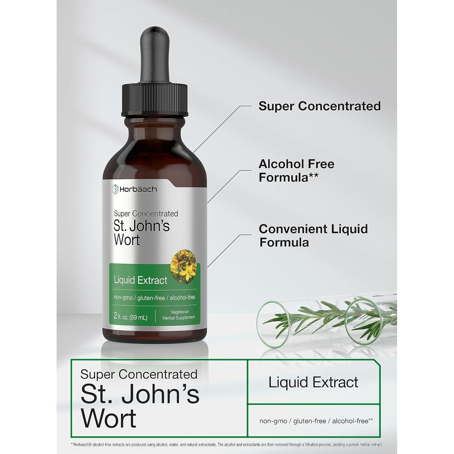 Tintura de Hierba de San Juan Horbäach 60 ml Libre de Alcohol