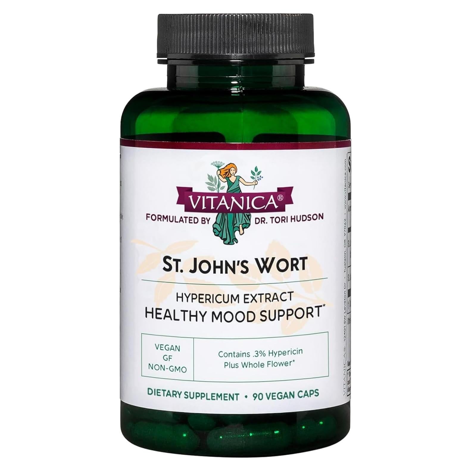 Cápsulas de Hierba de San Juan Vitanica 300mg - 90 Unidades